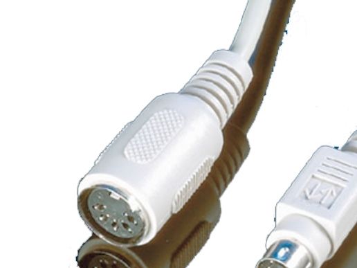 Roline Xt - Ps/2 Cable, 6-P Mini-Din, Hvid