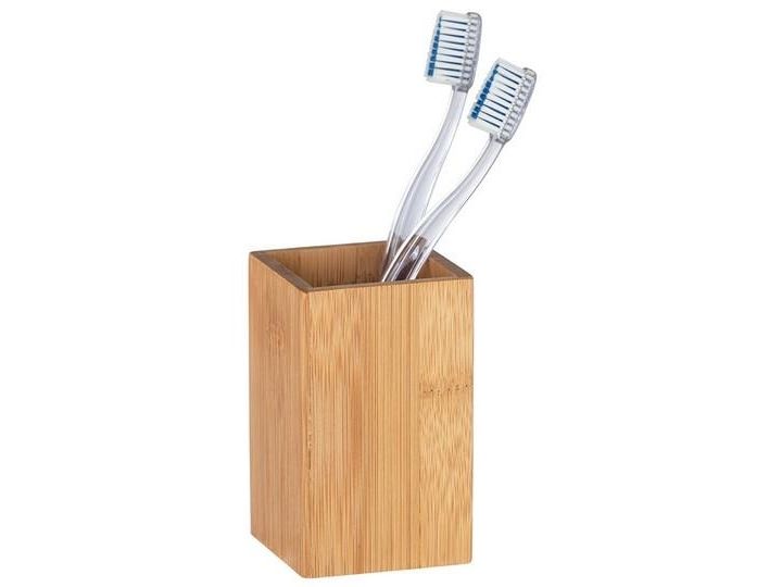 WENKO 23983100, Fritstående tandbørsteholder, Bamboo, Træ, Klassisk, 70 mm, 70 mm