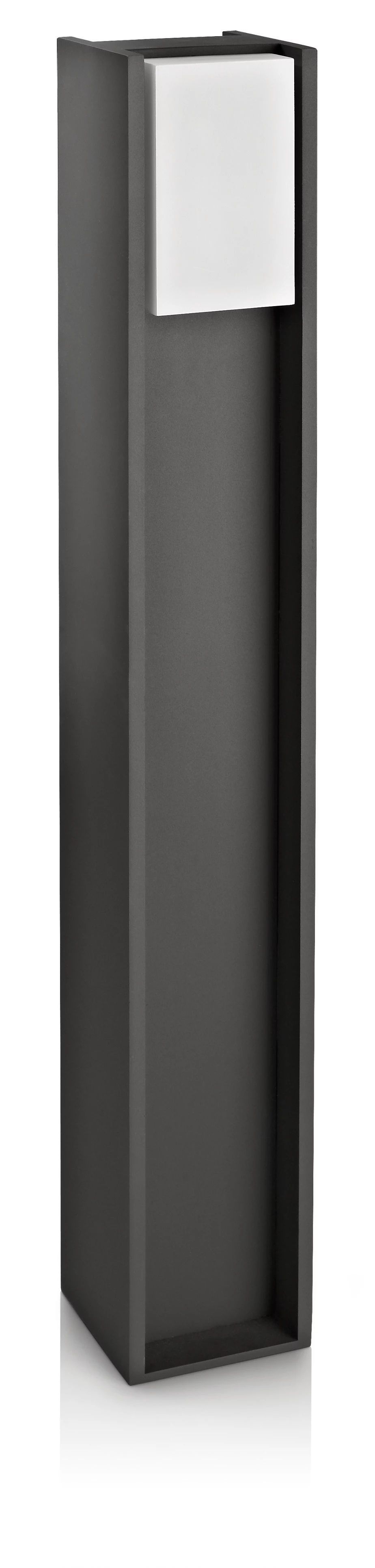 Philips Anthrazit Bridge Sockelleuchte Hoch (Anthrazit) - E27 Fassung - Bild 4