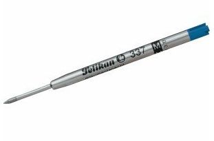 Pelikan kuulakärkikynän täyttö 337 M sininen taittorasiassa 5kpl