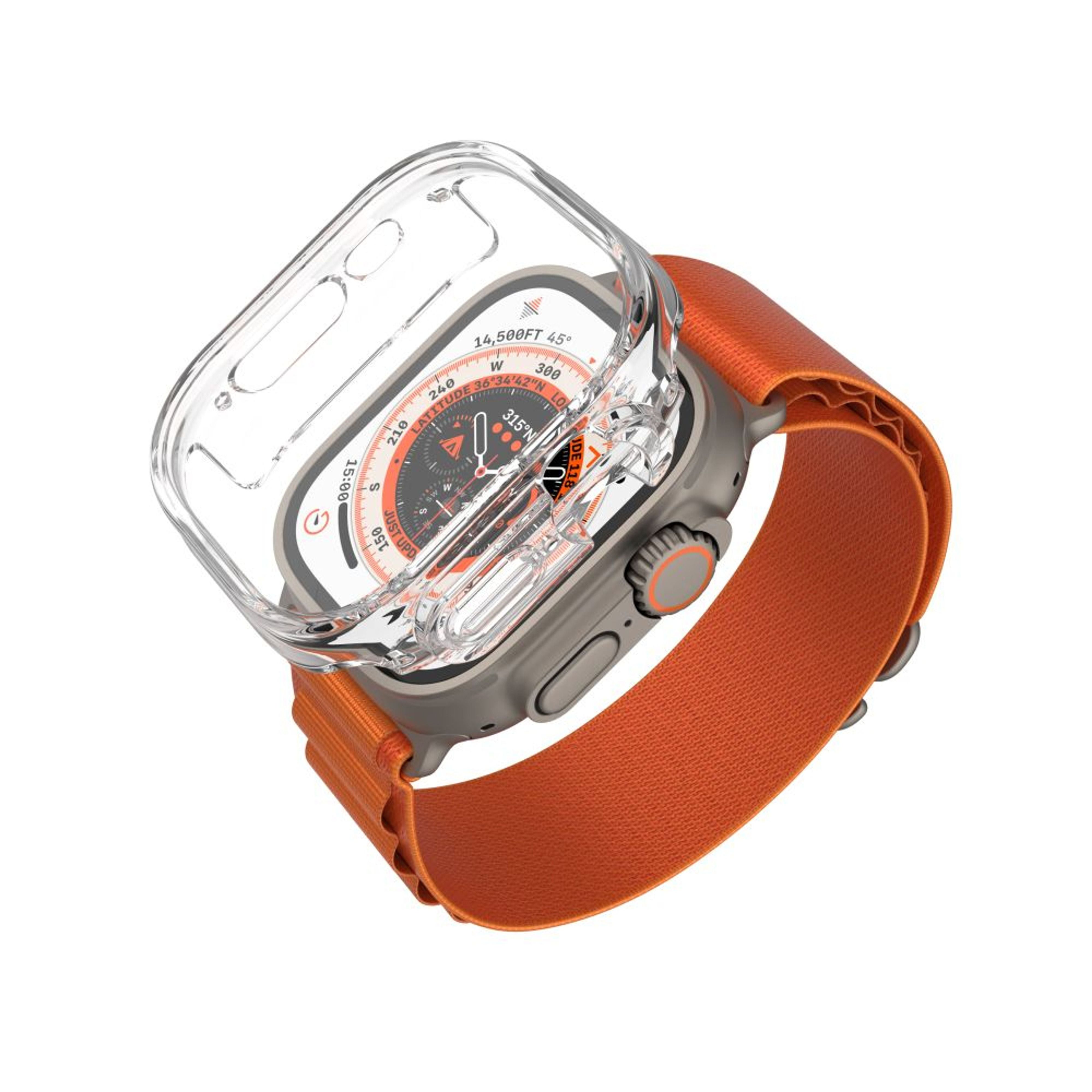 Fixed Fixpuw2-1029-Tr, Uhren-Bildschirmschutz, Apple, Apple Watch Ultra 49Mm Apple Watch Ultra 2 49Mm Apple Watch Series 3 49Mm, Glas, 1 Stück(E)