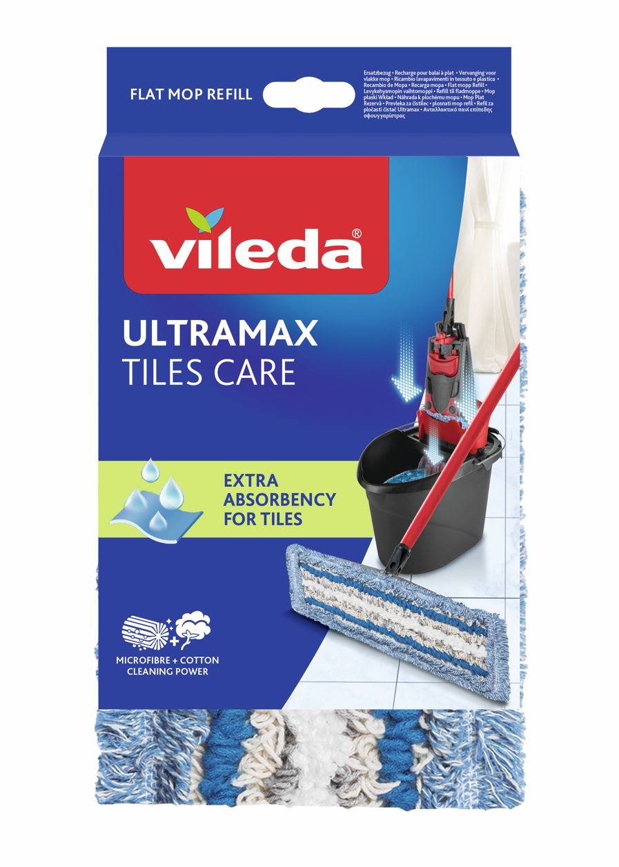 Vileda Ultramax mikrofiber- och bomullspåfyllning | Huset - Tvätt & Rengöring - Moppar | GameStuff