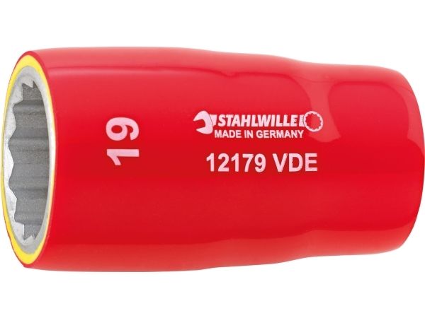 Stahlwille 12179 Vde, Einzelner Artikel, Steckdosenadapter, Stahl, Chrom, 19 Mm, 31,2 Mm