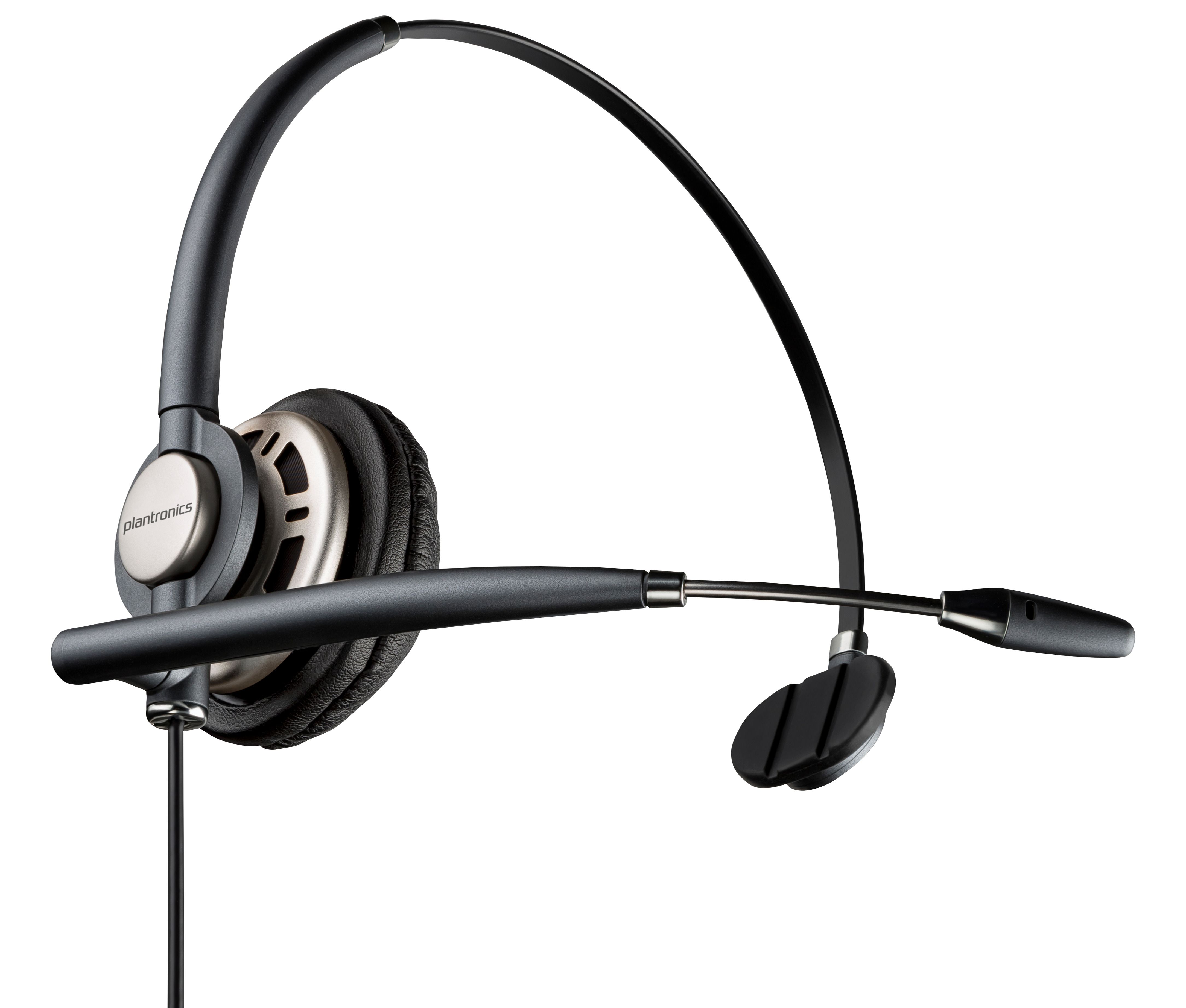Hp Poly Encorepro Hw710 Single Ear Headset +Opbevaringsstui, Ledningsført, Kontor/Callcenter, 53 G, Headset, Sort