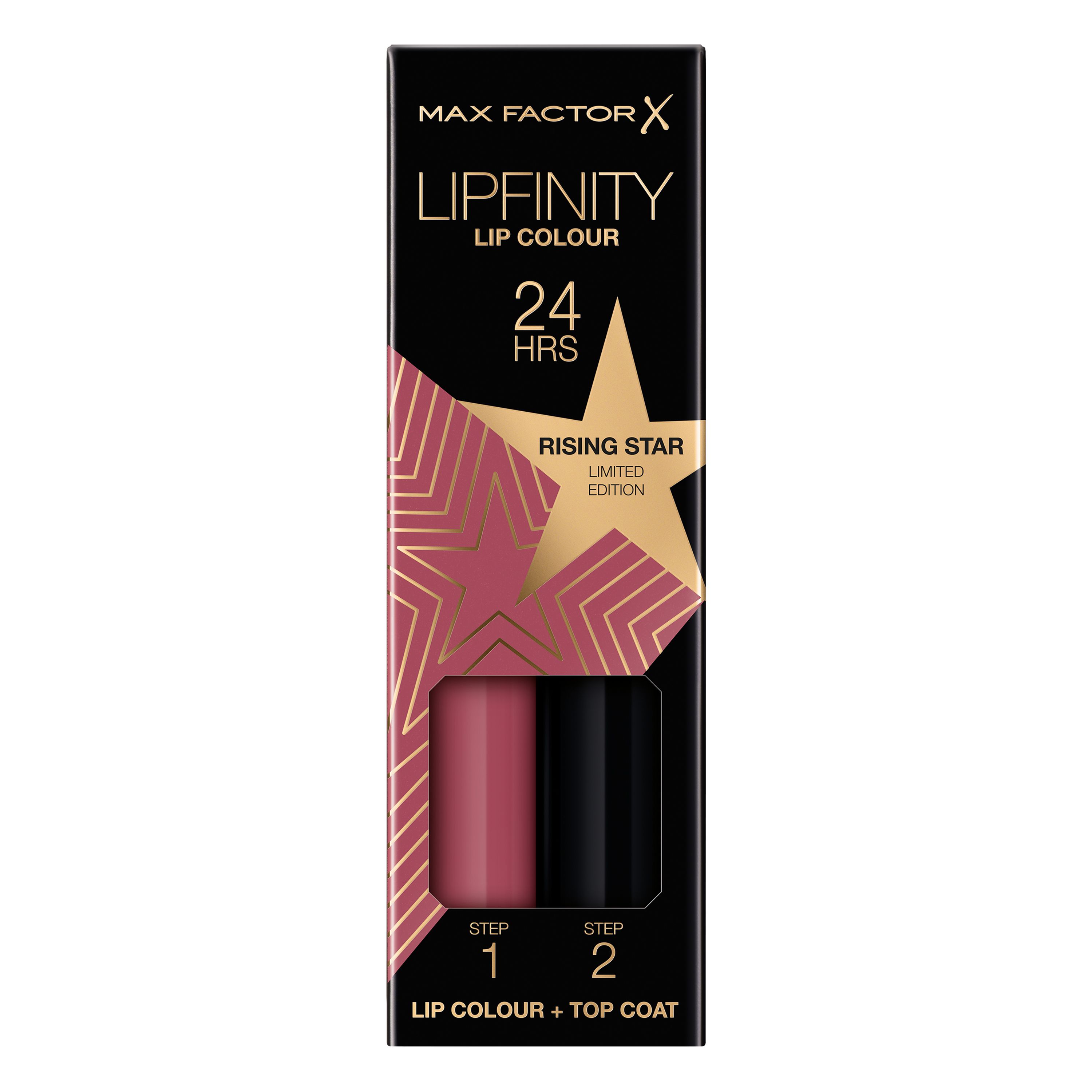 Max Factor Lipfinity Rising Stars Limited Edition Collection, Kvinder, Lipfinity Step 1: Isododecane, Trimethylsiloxysilicate, Dimethicone, Mica, Dis