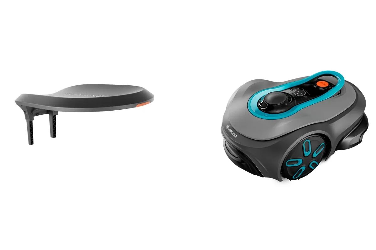 Gardena Kabelfri Robotplæneklipper smart SILENO free - RTK-GPS - 600 m² - INKL. Garage