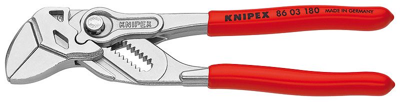 KNIPEX Tangnøgler tang og skruenøgle længde 180mm Max. kapacitet tomme 1? Max. kapacitet sekskant 35mm