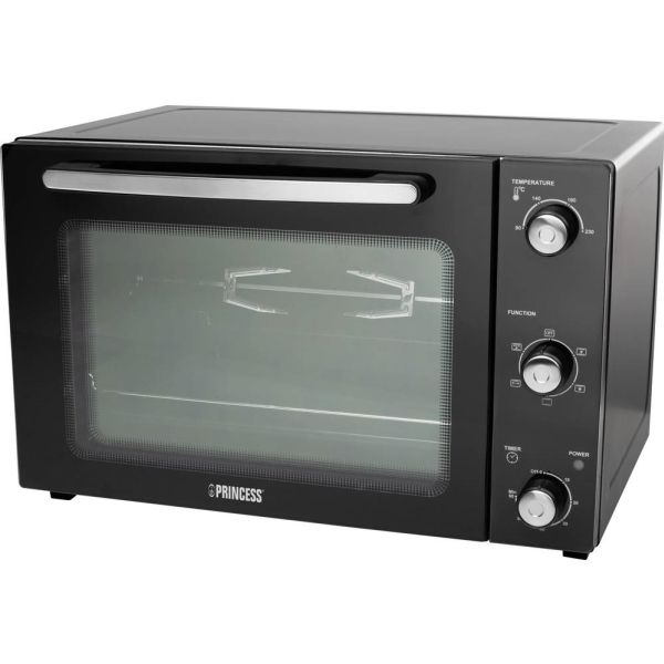 Princess 112756 Konvektionsbackofen Deluxe, Medium, Elektrischer Ofen, 45 L, 1800 W, 45 L, 1800 W