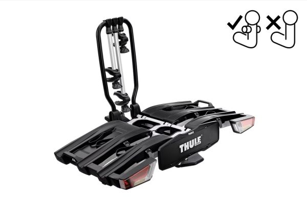 Thule EasyFold XT 966500 cykelholder til 3 cykler til Fix4Bike anhængertræk