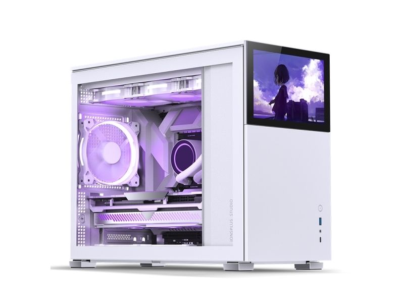 Jonsbo D31 Std, Midi Tower, Pc, Weiß, Dtx, Itx, Micro Atx, Stahl, Gaming