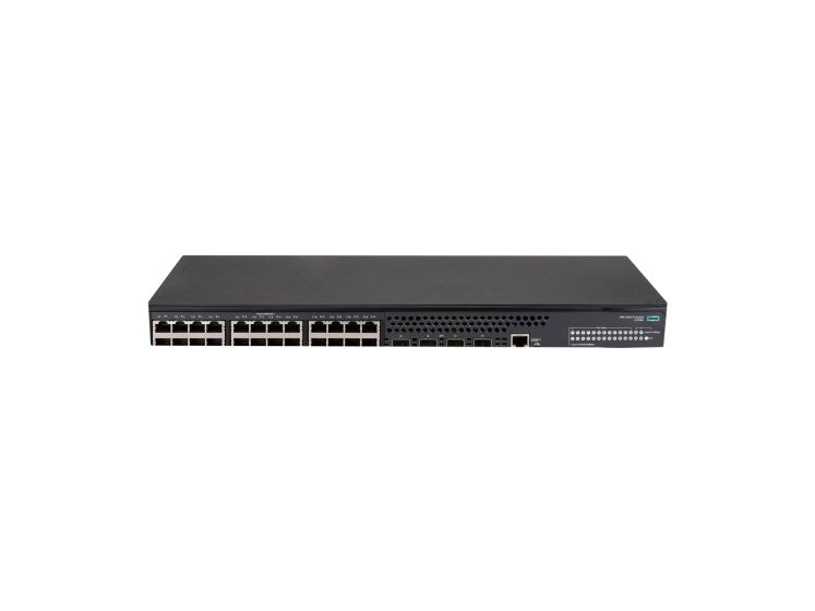 HPE FlexNetwork 5140 24G 4SFP+ EI - Switch - L3 - smart - 24 x 10/100/1000 + 4 x 10 Gigabit Ethernet / 1 Gigabit Ethernet SFP+ - rackmonterbar