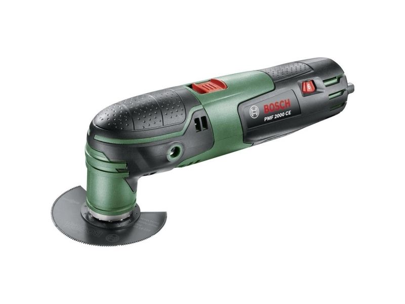 Bosch Pmf 2000 Ce, Schneiden, Schleifen, Fräsen, Schleifen, Sägen, Kratzen, Trimming, Schwarz, Grün, 20000 Opm, 15000 Opm, 2,8°, Ac