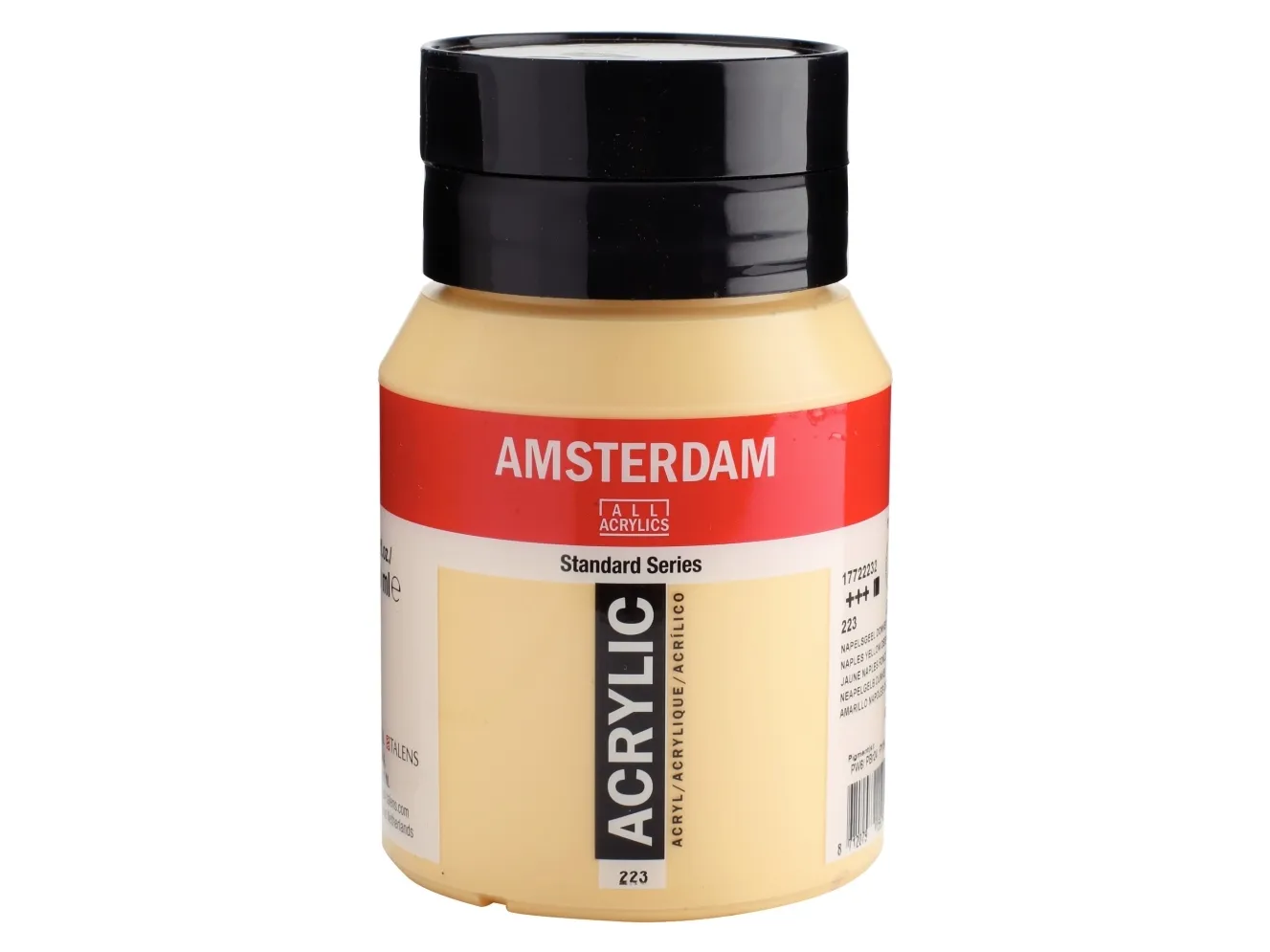 Amsterdam Standard Series Acrylic Jar Naples Yellow Deep 223 | Skola & Hobby - Konstmaterial - Akryl & Akvareller | GameStuff