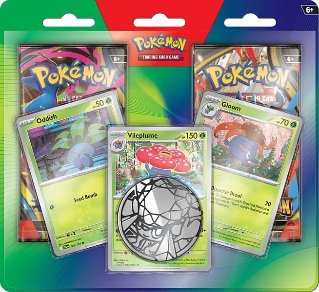 Pokemon Enhanced 2-Pack Blister Pack (2026 Vileplume)