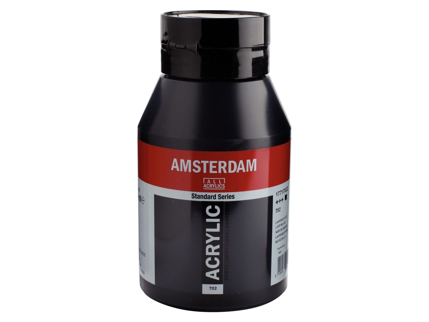 Amsterdam Standard Series Acrylic Jar 1000 ml Lamp Black 702