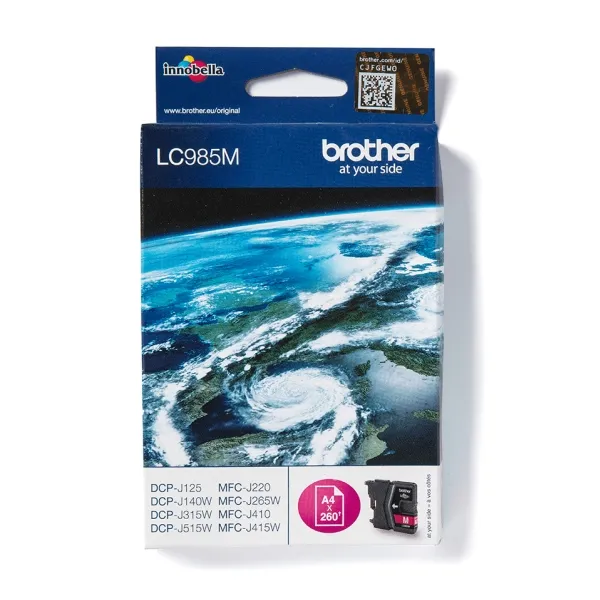 Brother LC985M - 10 ml - magenta - original - blækpatron - for Brother DCP-J140W, DCP-J315W, DCP-J515W, MFC-J410