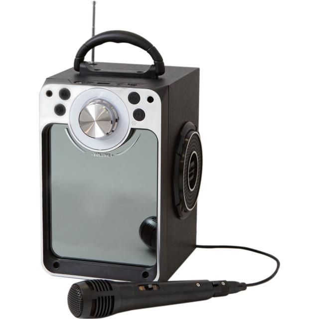 Karaoke Machine W/Bluetooth - Black - Disco Led Light
