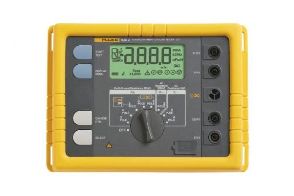 Fluke 1625-2 Kit, Gul, Grå, 50 V, 0,1 V, Knapper, Dreje, 8 sek./side, 45 - 400 Hz