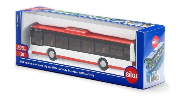 Siku Man Lion''s City Stadtbus, Busmodell, 3 Jahr(E), Metall, Kunststoff, Rot, Weiß