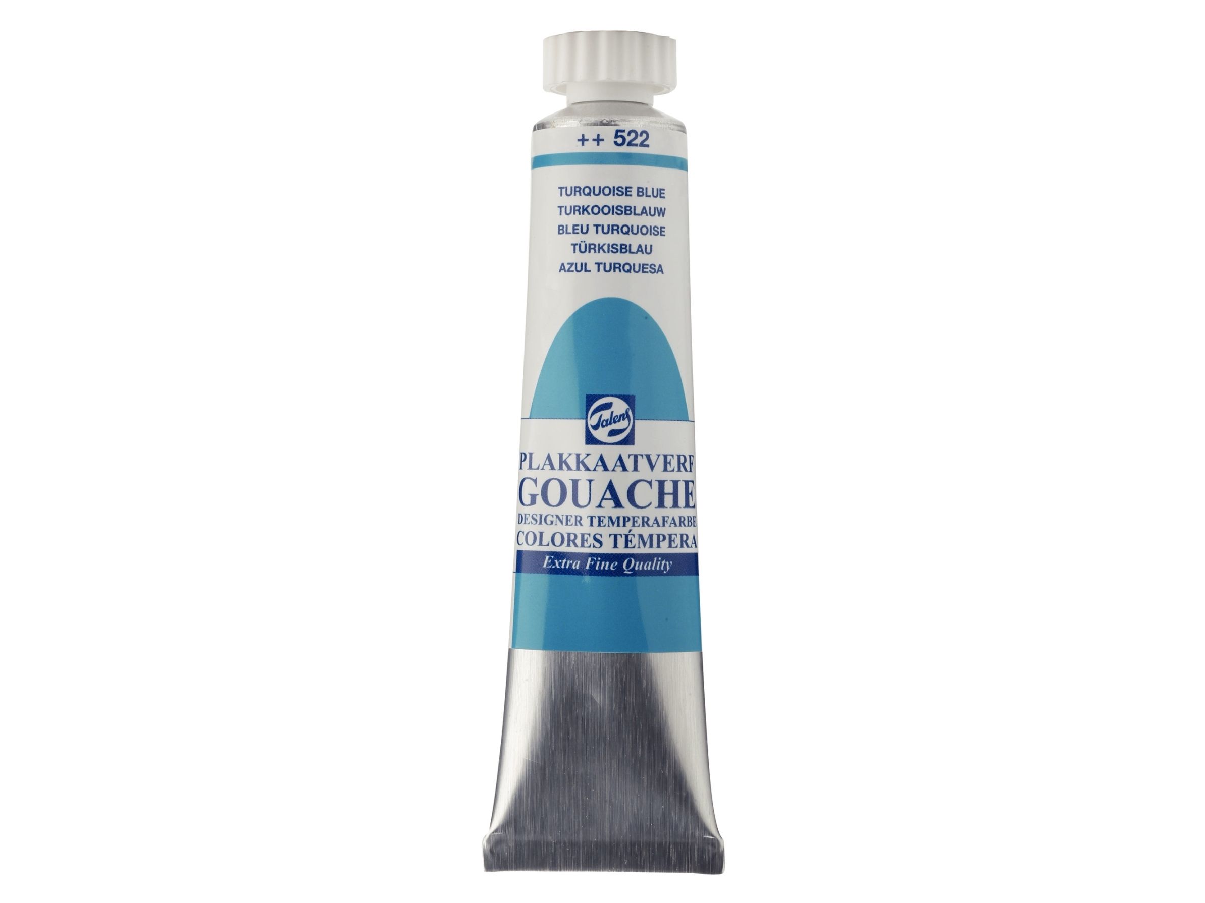Talens Gouache Extra Fin Quality Tube 20 ml Turkisblå 522