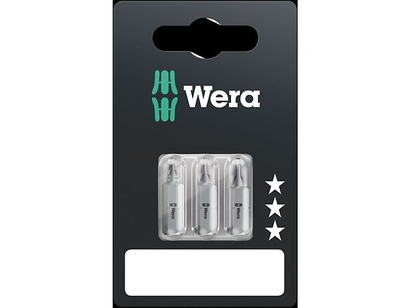 Wera 851/1 Z Sb Sis 05073307001 Kreuzschlitzfräser Ph 1, Ph 2, Ph 3 Werkzeugstahl Verschleißfest D 6,3 3 Stück
