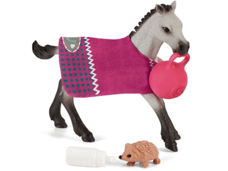 Schleich Horse Club 42534 Legesæt med legesygt føl