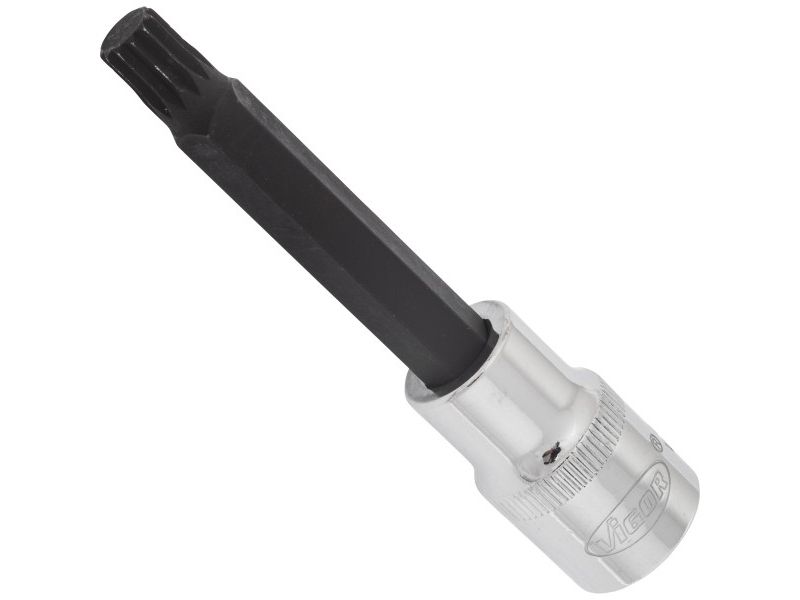 Vigor Vigor Vigor V2113 Vielzahn (Xzn) Steckschlüssel-Einsatz 9 Mm 1/2 (12,5 Mm)