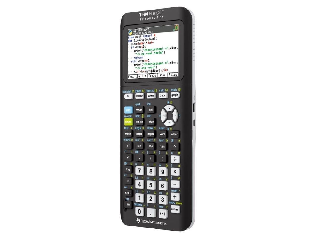 Texas Ti-84 Plus Ce-T Graphing Calculator - Python Edition
