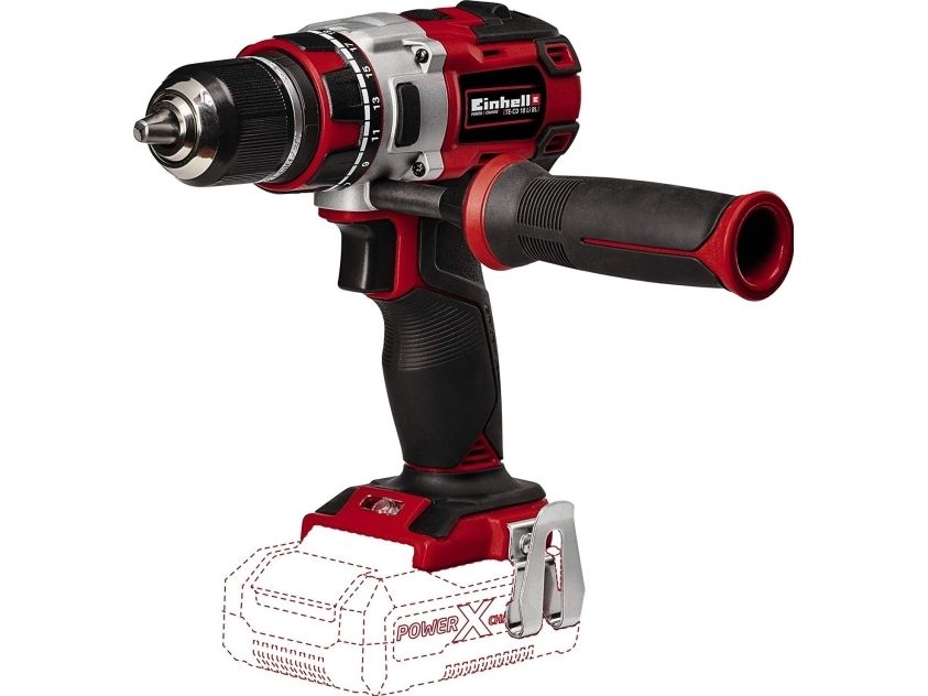 Einhell TE-CD 18/50 Li BL Solo, Pistolgreb boremaskine, Nøglefri, Børstefri, 1,3 cm, 1800 rpm, 500 rpm - SOLO