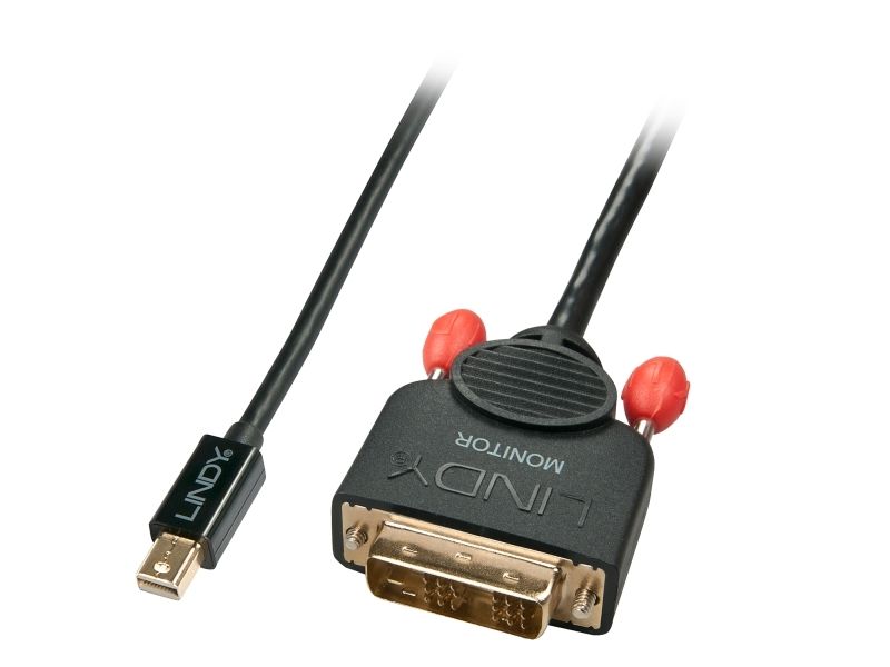 Lindy 41953, 3 M, Mini Displayport, Dvi-D, Hanstik, Hanstik, 1920 X 1200 Pixel