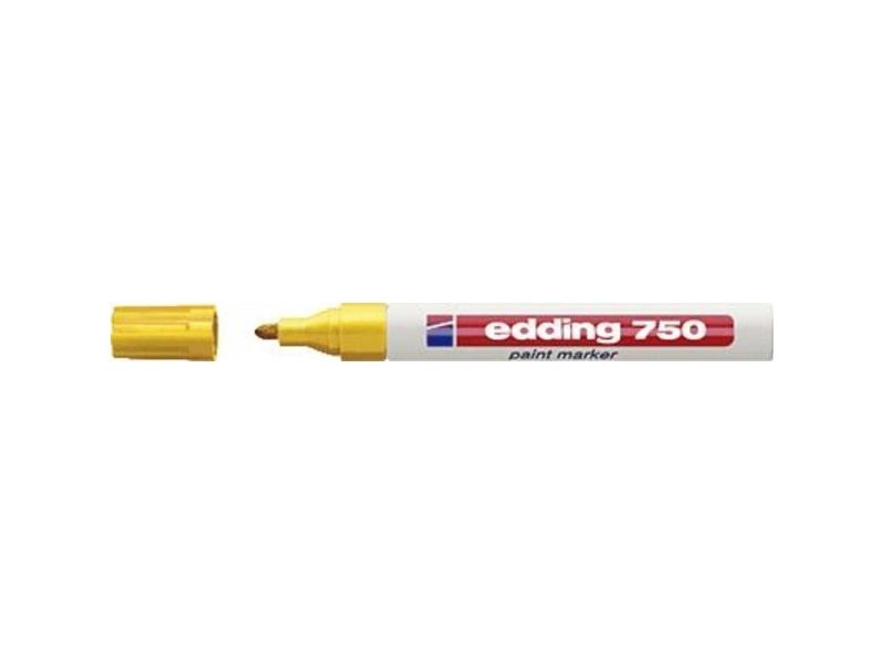 Edding 750 Paintmarker Gul 2-4 mm - 10 stk./pakke