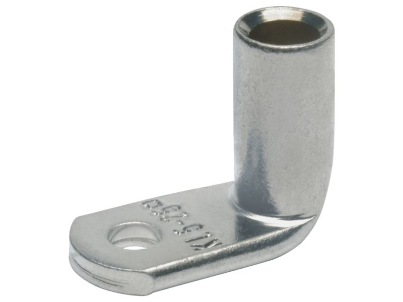 Klauke 46R10, Rørformet ring øsken, Tin, Vinklet, Rustfrit stål, Kobber, 50 mm²
