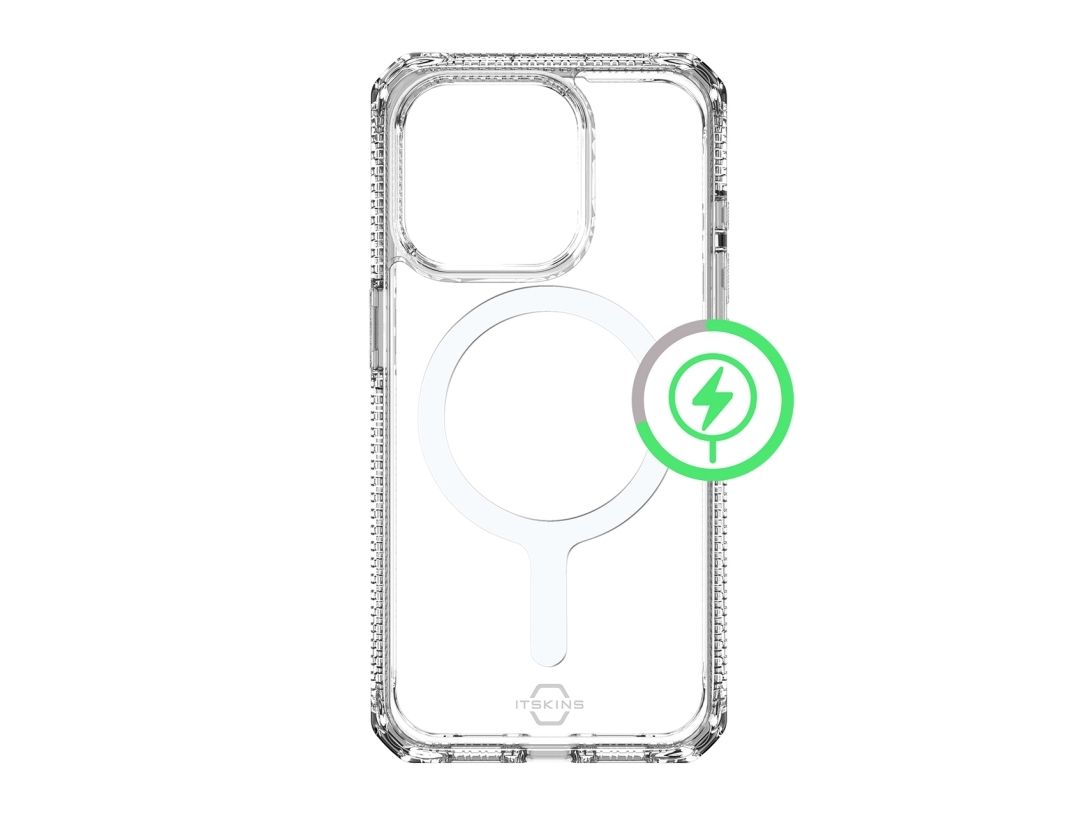 ITSKINS HYBRID R // CLEAR, Cover, Apple, iPhone 15 Pro Max, 17 cm (6.7), Transparent