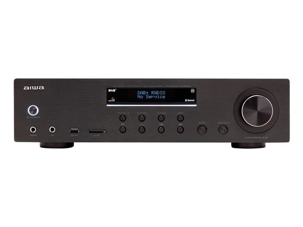 Aiwa AMR-200DAB/BK, 2.0 Kanäle, 100 W, 0.1%, 80 dB, 200 W, 20 - 20000 Hz