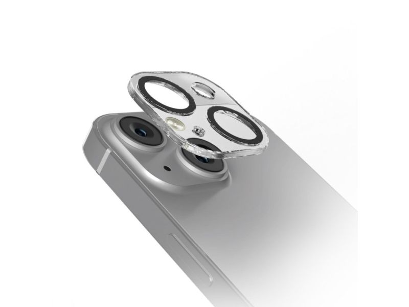 Sbs Ted3ocamglip15, Apple, Iphone 15, Iphone 15 Plus, Slagbestandig, Stødresistent, Sort, Transparent, 1 Stk