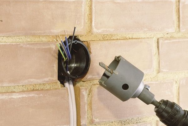 Wolfcraft Gmbh 5483000, Enkelt, Boremaskine, Kunstig Sten, Mursten, Beton, Marmor, Naturlig Sten, Flise, Grå, Sds-Plus Skaft, 4,6 Cm
