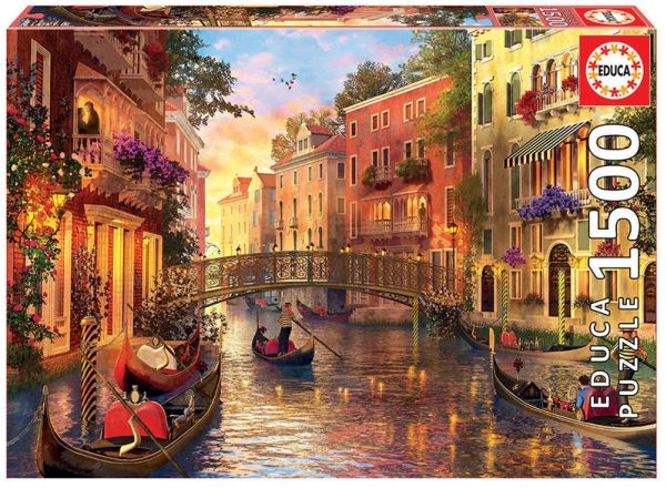 Joom Latestbuy Toy Box Educa Puzzle-Sammlung 1500 Teile (Sonnenuntergang N Venedig) - Bild 7