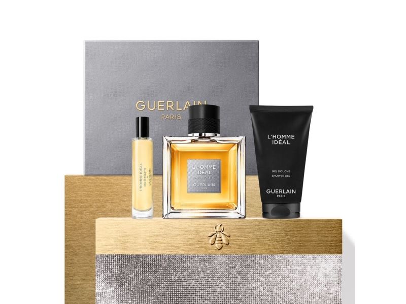 Guerlain L'Homme Ideal parfumesæt 100 ml EDT + 75 ml brusegel + 10 ml EDT