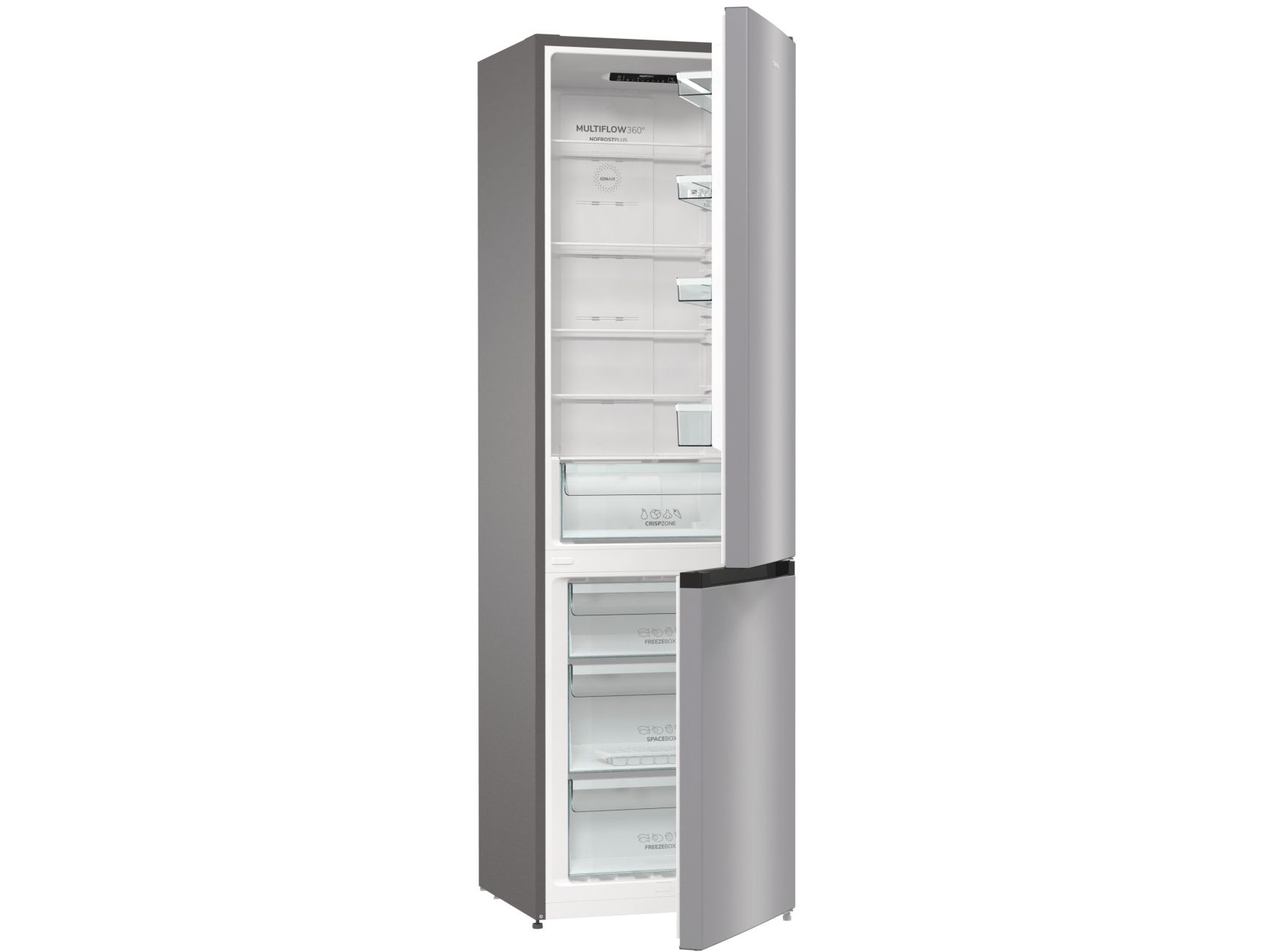 Gorenje Nrk6202es4, 331 L, Anti-Frost-Funktion (Kühlschrank), Sn-T, 12 Kg/24H, E, Grau