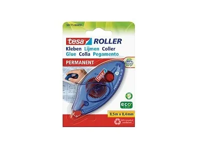 Limroller tesa® ECO logo engangs Non-permanent lim 8,5m x 8,4 mm