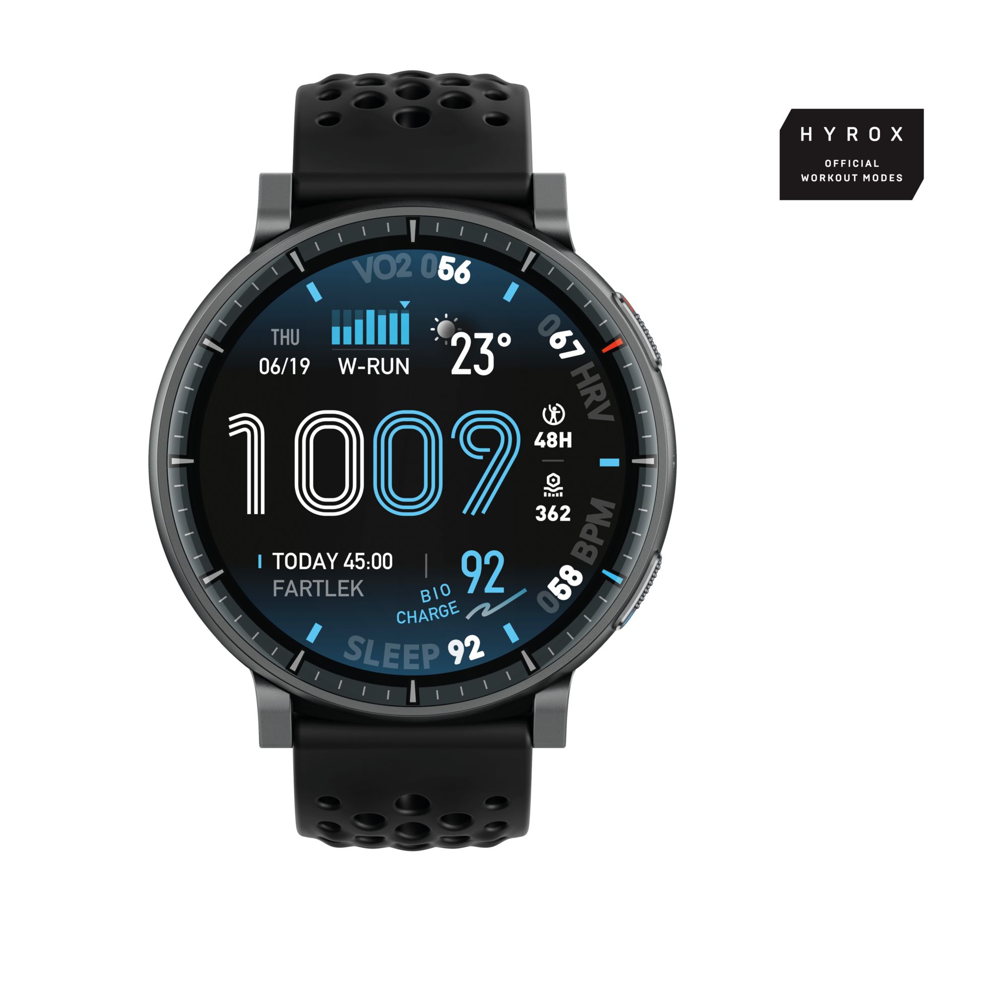 Amazfit Active Max W2556GL1N smartklocka 1,5 AMOLED 4 GB, svart