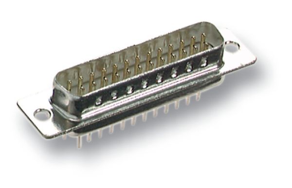 Efb Elektronik 28759.1, Dsub 25-Pin, Silber, Stecker, Gerade, Metall, 53 Mm