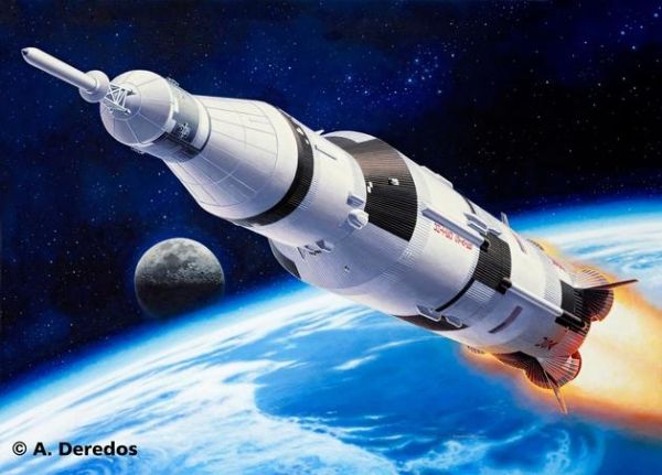 Revell Apollo Saturn V, Model Af Raket, Monteringssæt, 1:144, Plast, Pro, 82 Stk