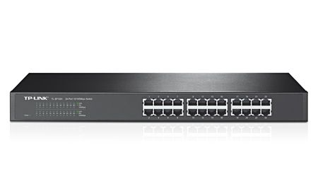 Tp-Link Tl-Sf1024(Uk), Unmanaged, Fast Ethernet (10/100), Vollduplex, Rack-Einbau