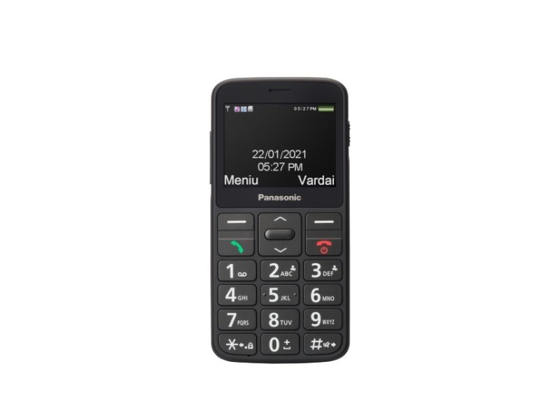 Panasonic Kx-Tu160, Tablet, Single Sim, 6,1 Cm (2.4 Zoll), 0,3 Mp, Bluetooth, Schwarz