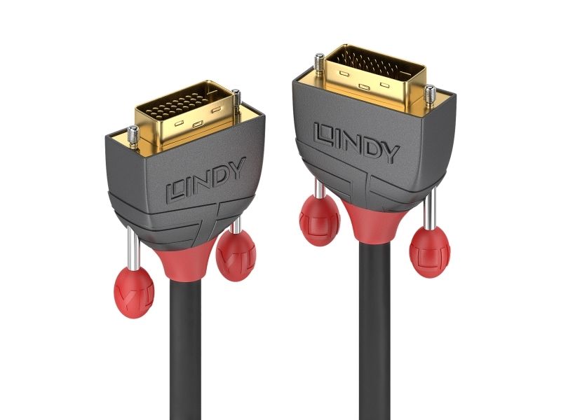Lindy Antra Line - Dvi-Kabel - Dual Link - Dvi-D (M) Bis Dvi-D (M) - 50Cm - Schwarz (36220)