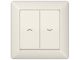Jung As 590-5 P, Knapper, Elfenben, Duroplast, Ip44