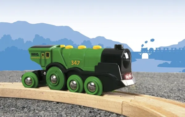 BRIO 33593 Big Green Action Locomotive | Leksaker - Bilar och andra fordon | GameStuff