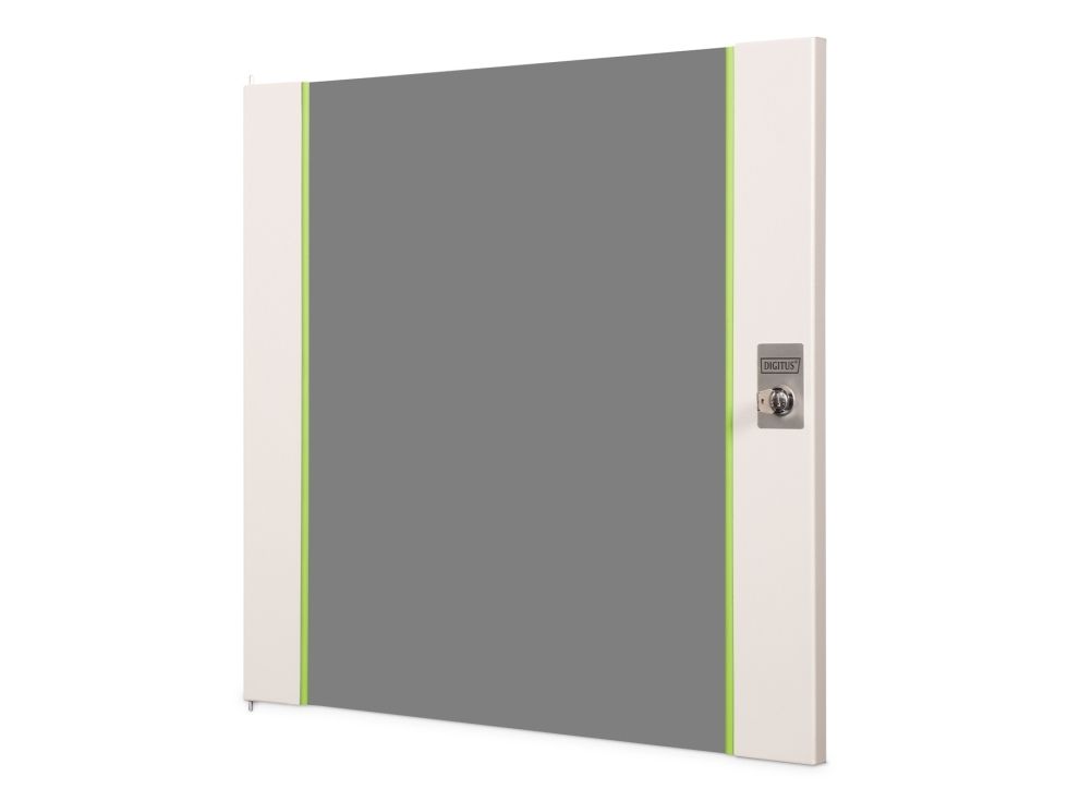 Digitus Dn-19 D-12-U, Dør, Glas, Metal, Grå, 1 Stk, 3,75 Kg