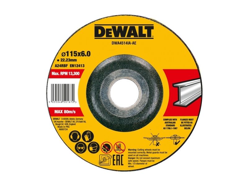 Dewalt Dwa4514ia-Ae, Slibeskive, 1 Stk